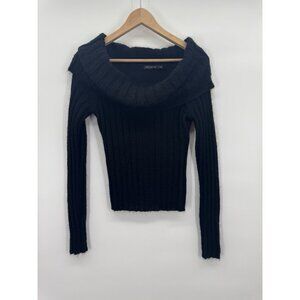 Vintage The Limited Women Small Mohair Sweater Whimsigoth Y2K Retro Off Shoulder